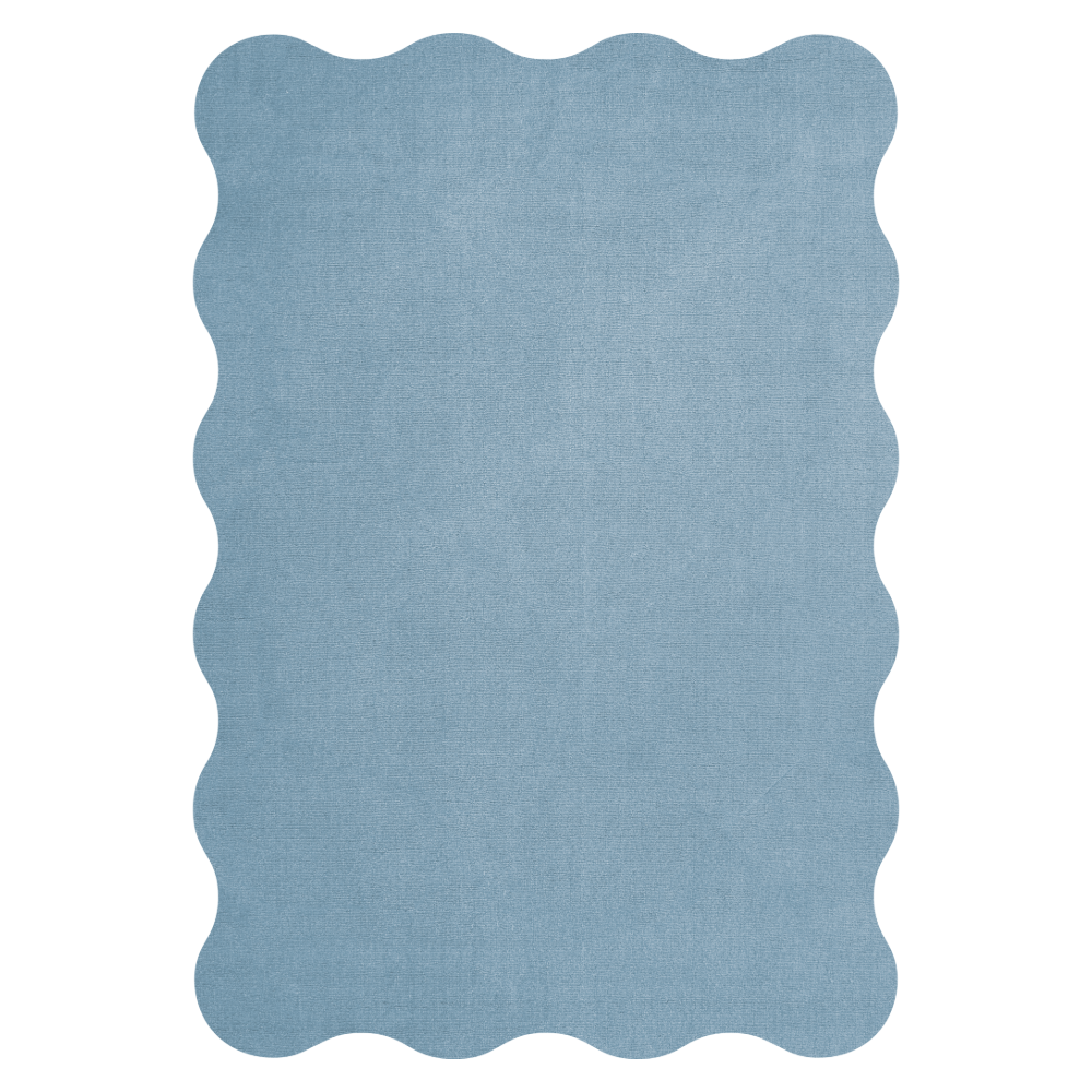 Scallop Wool Rug - LAYERED - 5