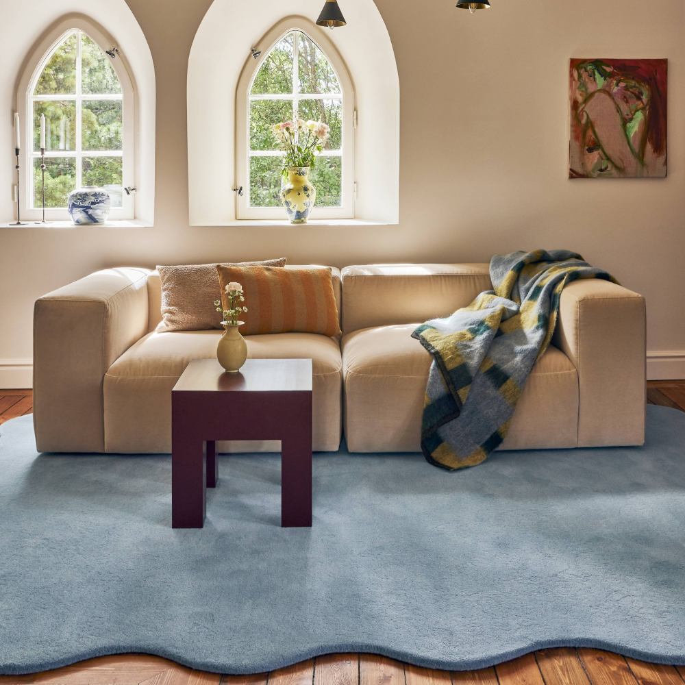 Scallop Wool Rug - LAYERED - 6