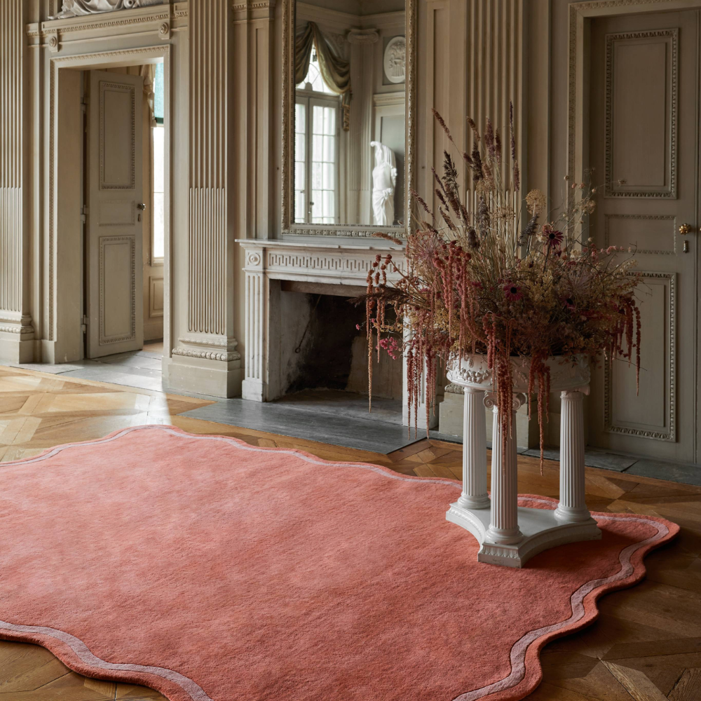 Scallop Wool Rug - LAYERED - 8