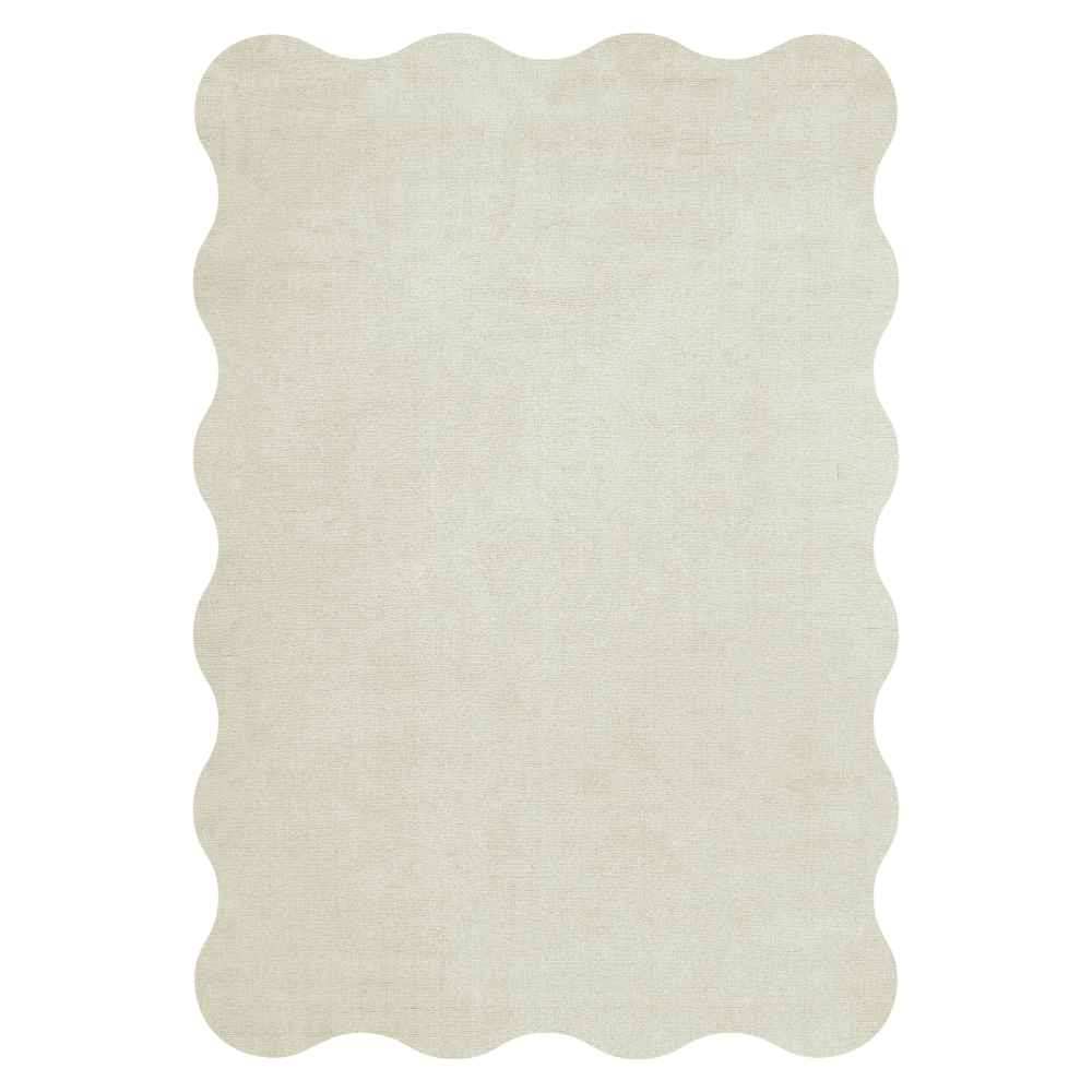 Scallop Wool Rug - LAYERED