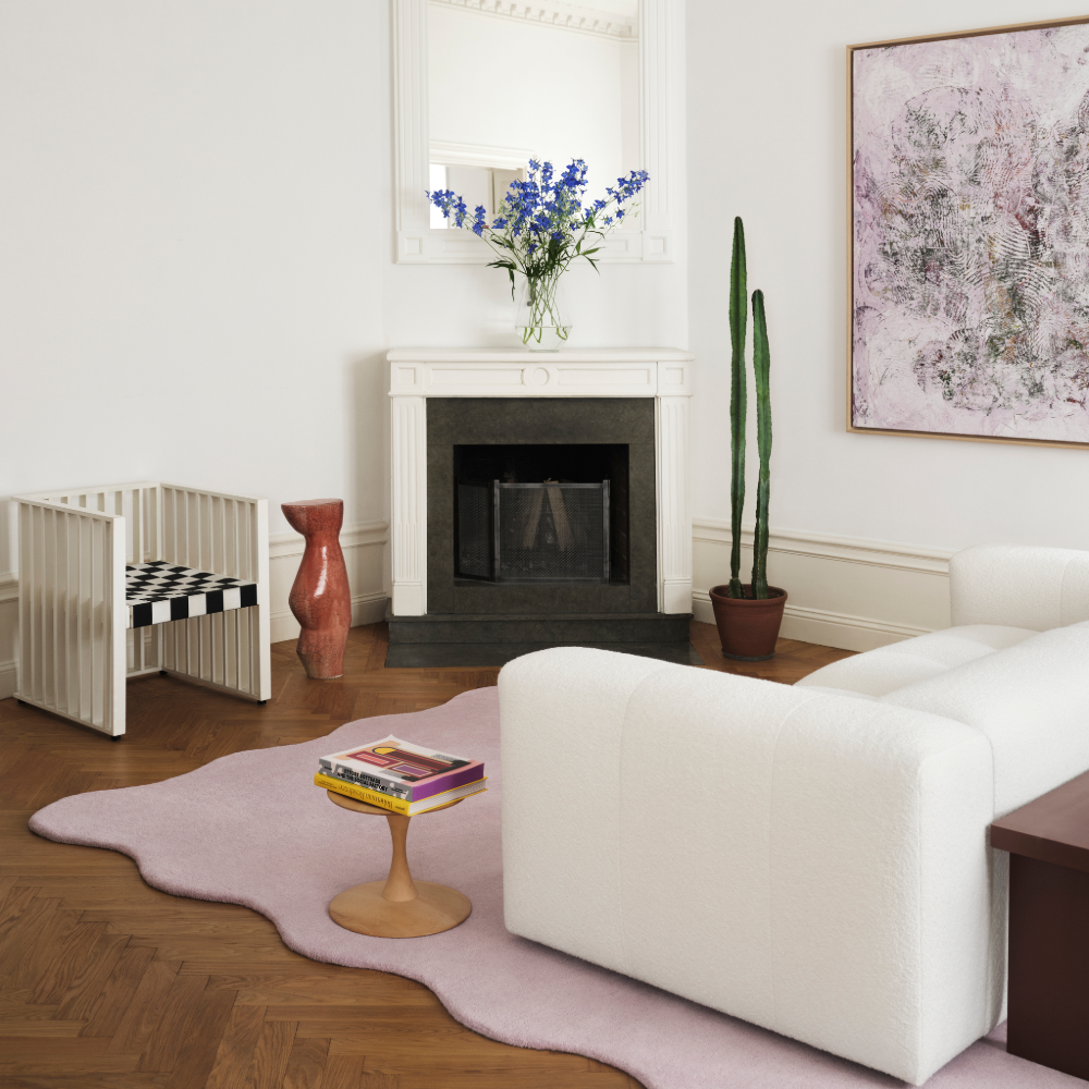 Scallop Wool Rug - LAYERED - 4