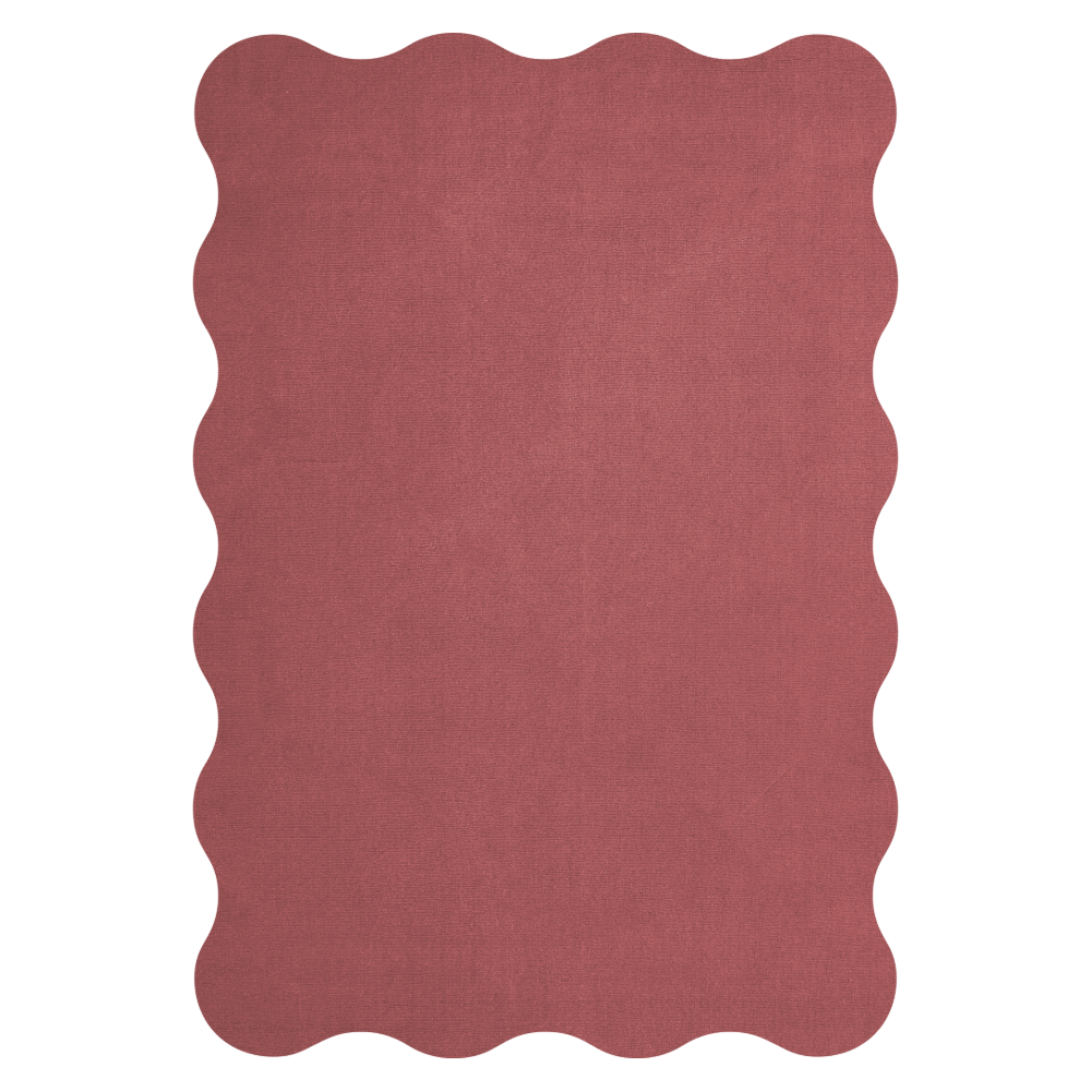 Scallop Wool Rug - LAYERED - 9