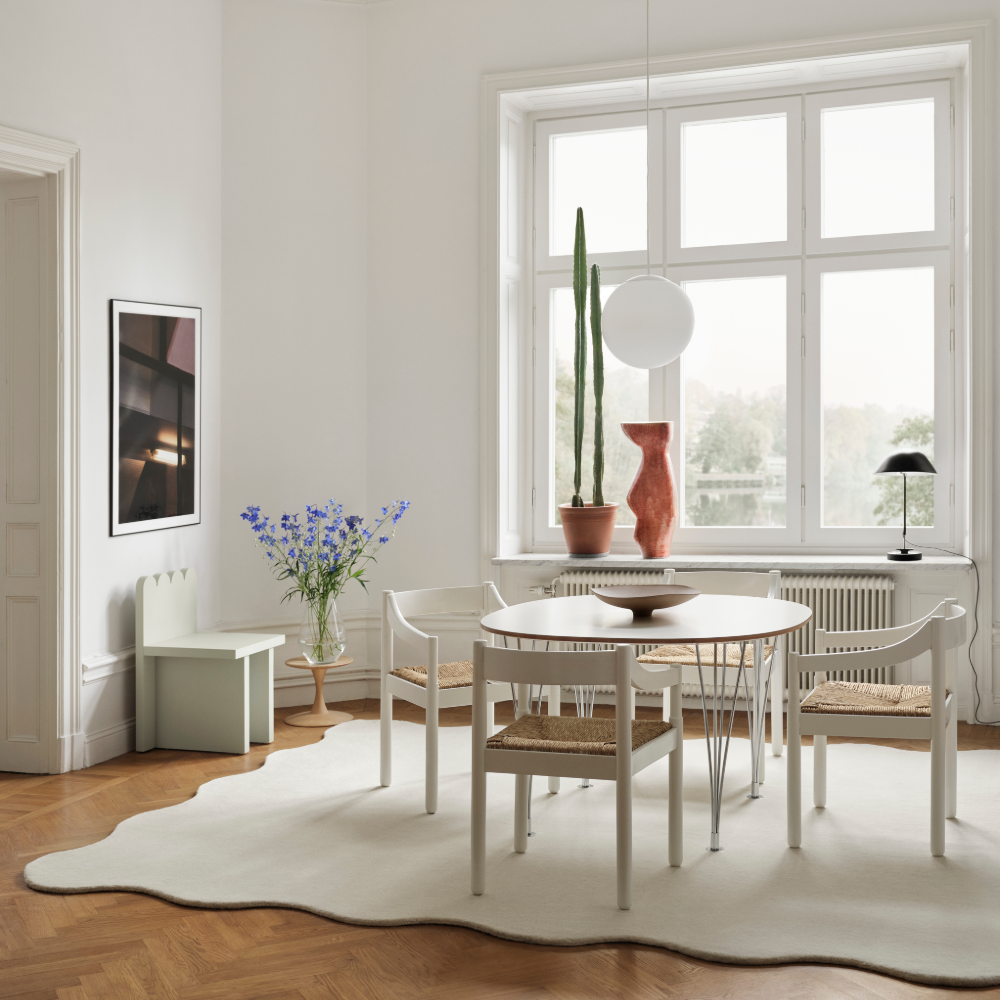 Scallop Wool Rug - LAYERED - 2