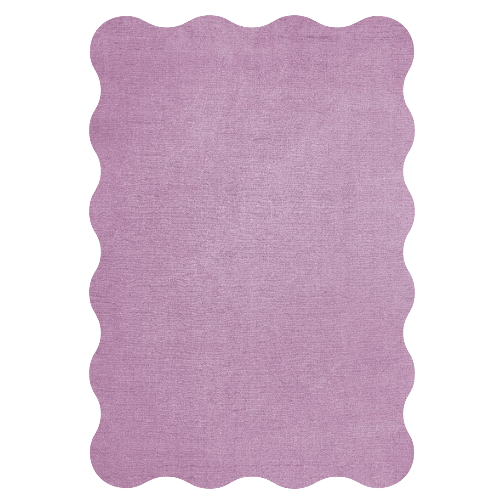 Scallop Wool Rug - LAYERED - 3