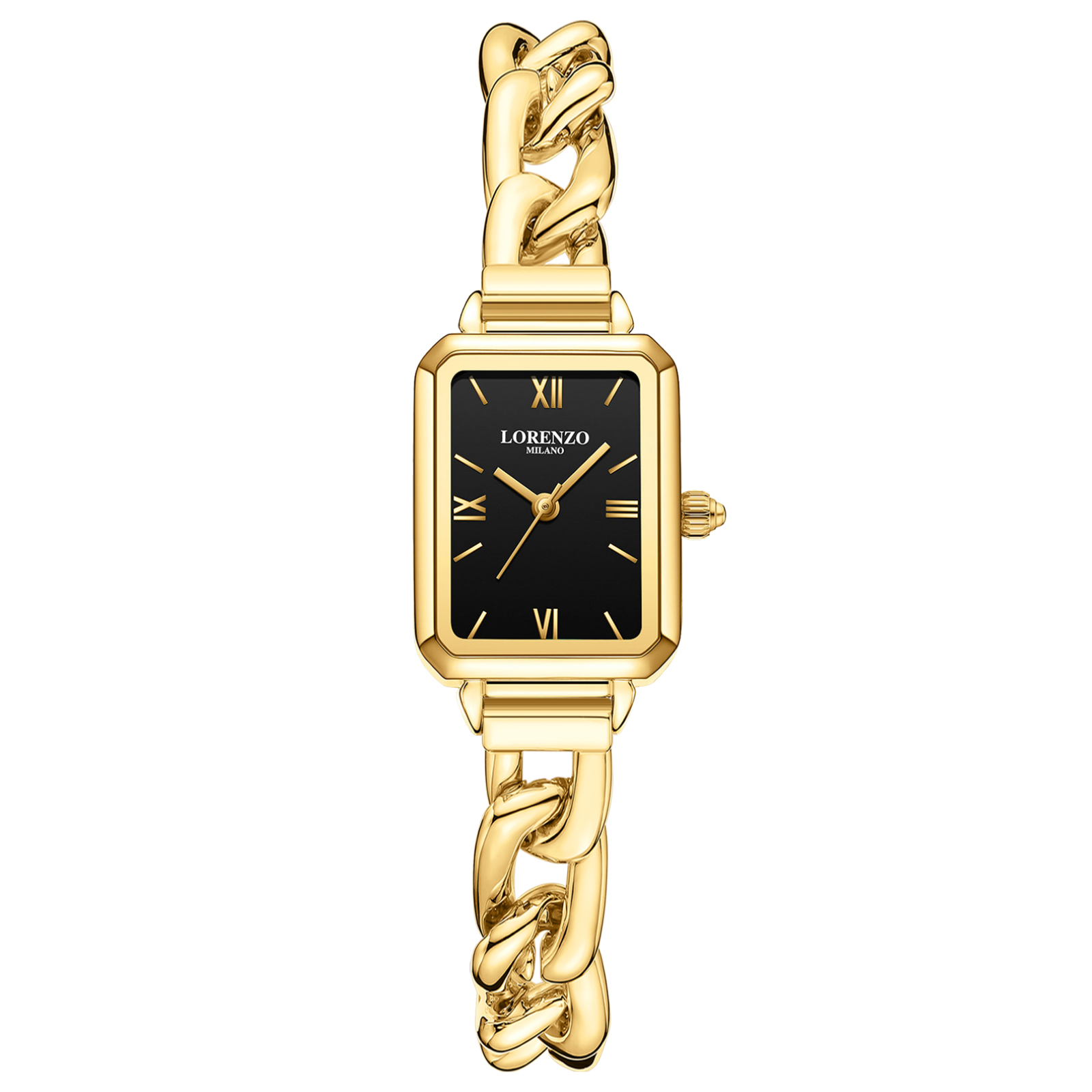 Lorenzo Rossella Catena Oro Nero | Damklockor | Klocktema