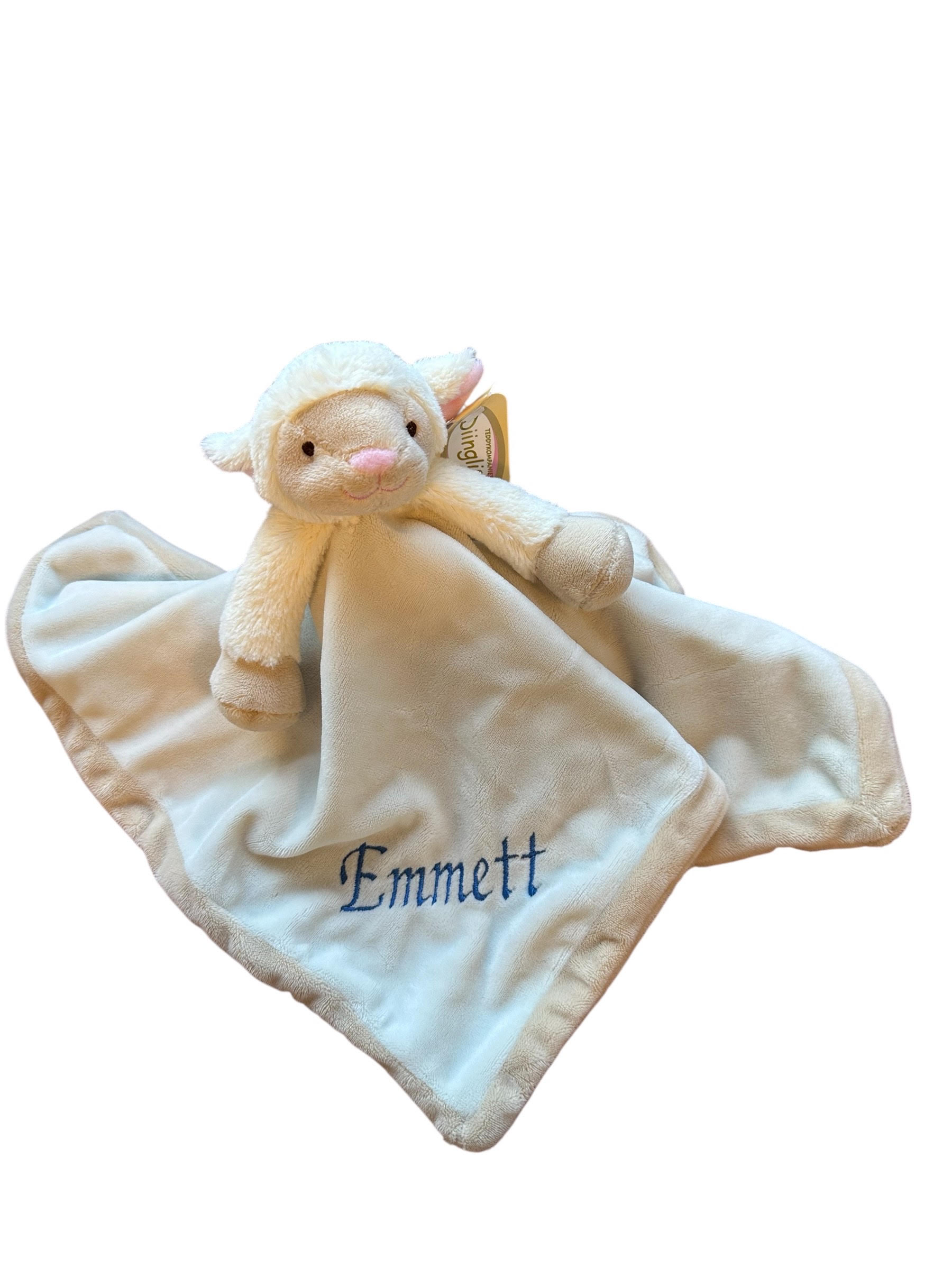 Snuttefilt med namn, Diinglisar Lamm - Emmett
