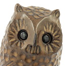 Bengt Wall (1960s) Brown Owl with Relief Decor 12 cm (2)