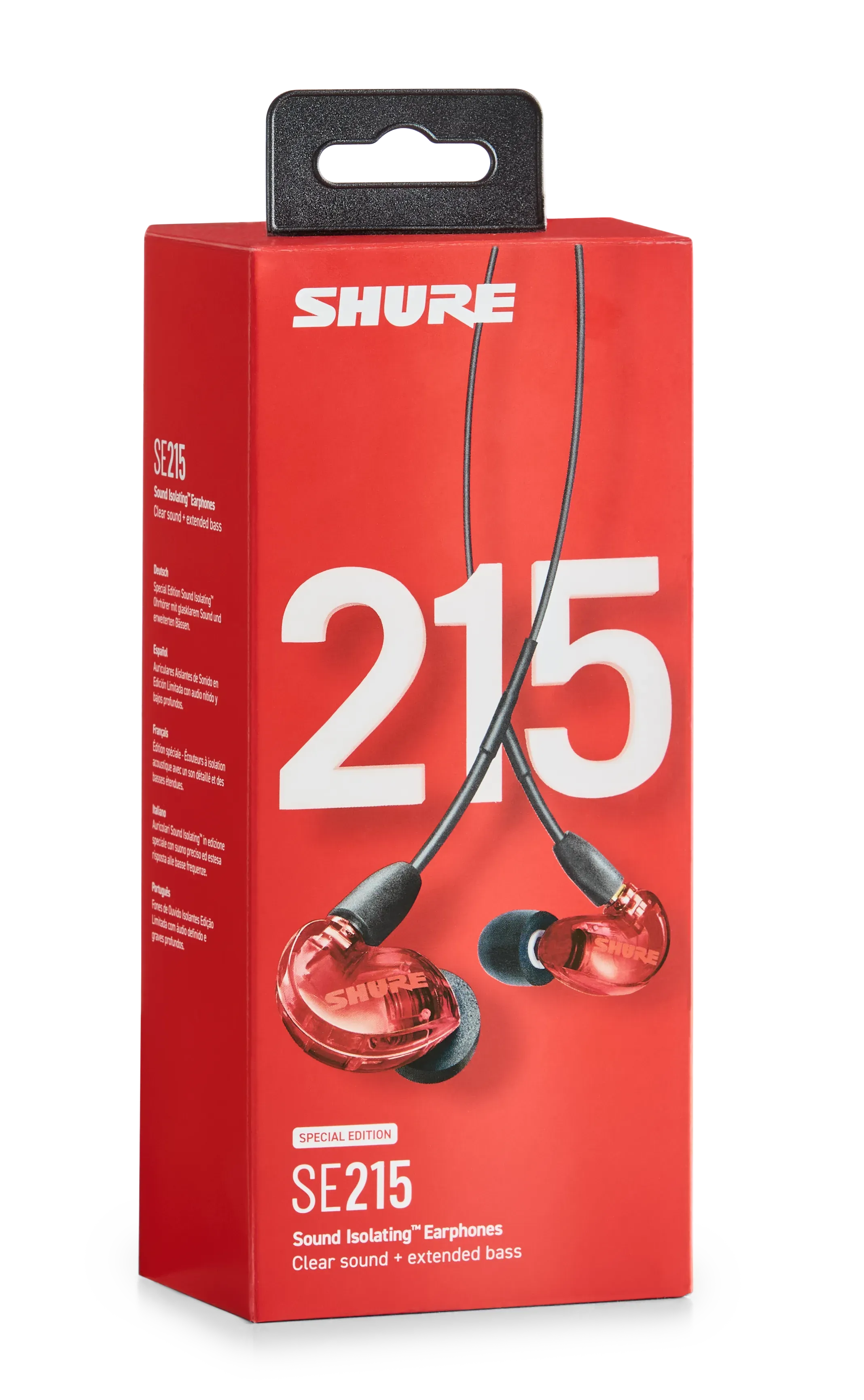 Shure SE215 PRO Earphones EA46 - RED - 4