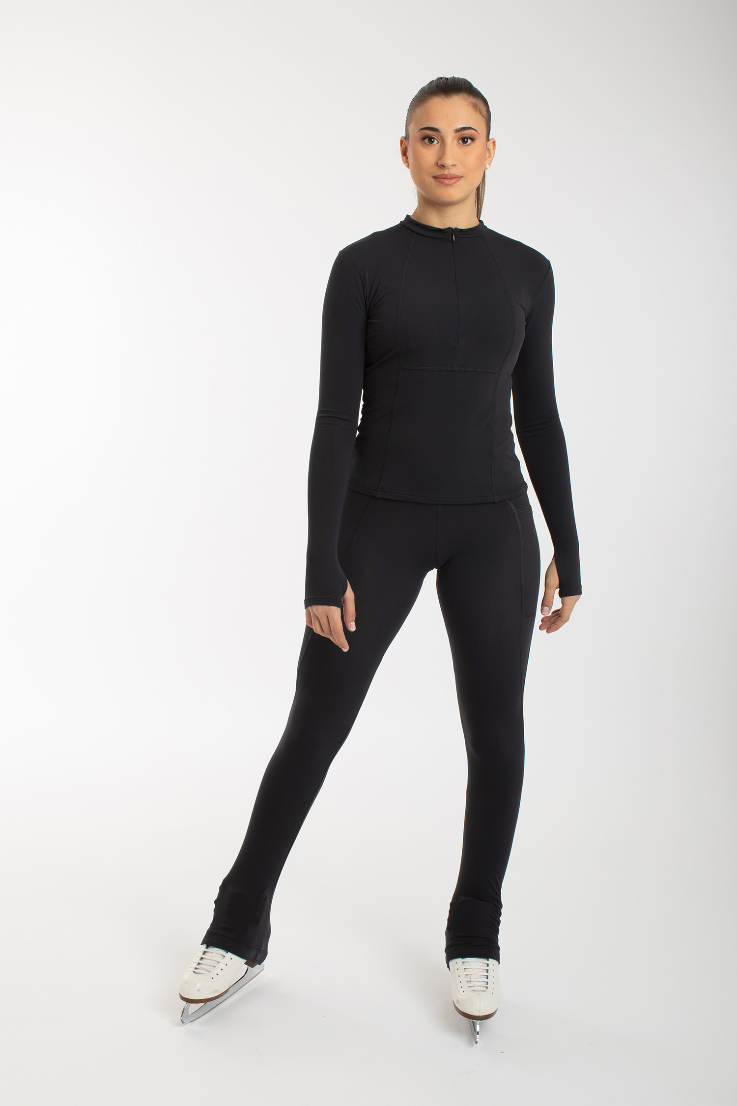 Svart  jacka i microfiber  - 3