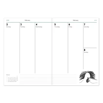 Moomin Comet Weekly Diary 2026