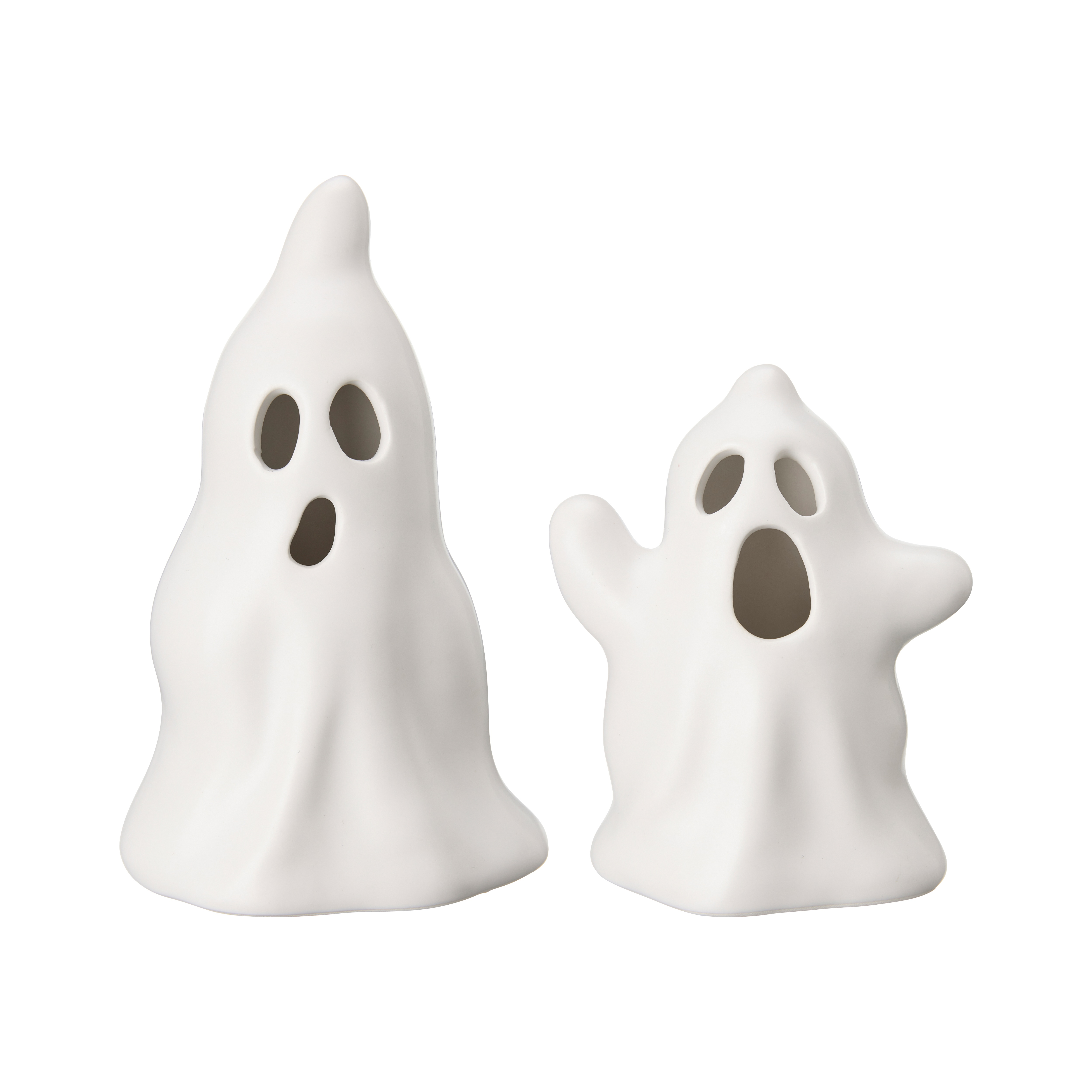 Spöke - Ghost - Vit - Large - 2-pack - 2