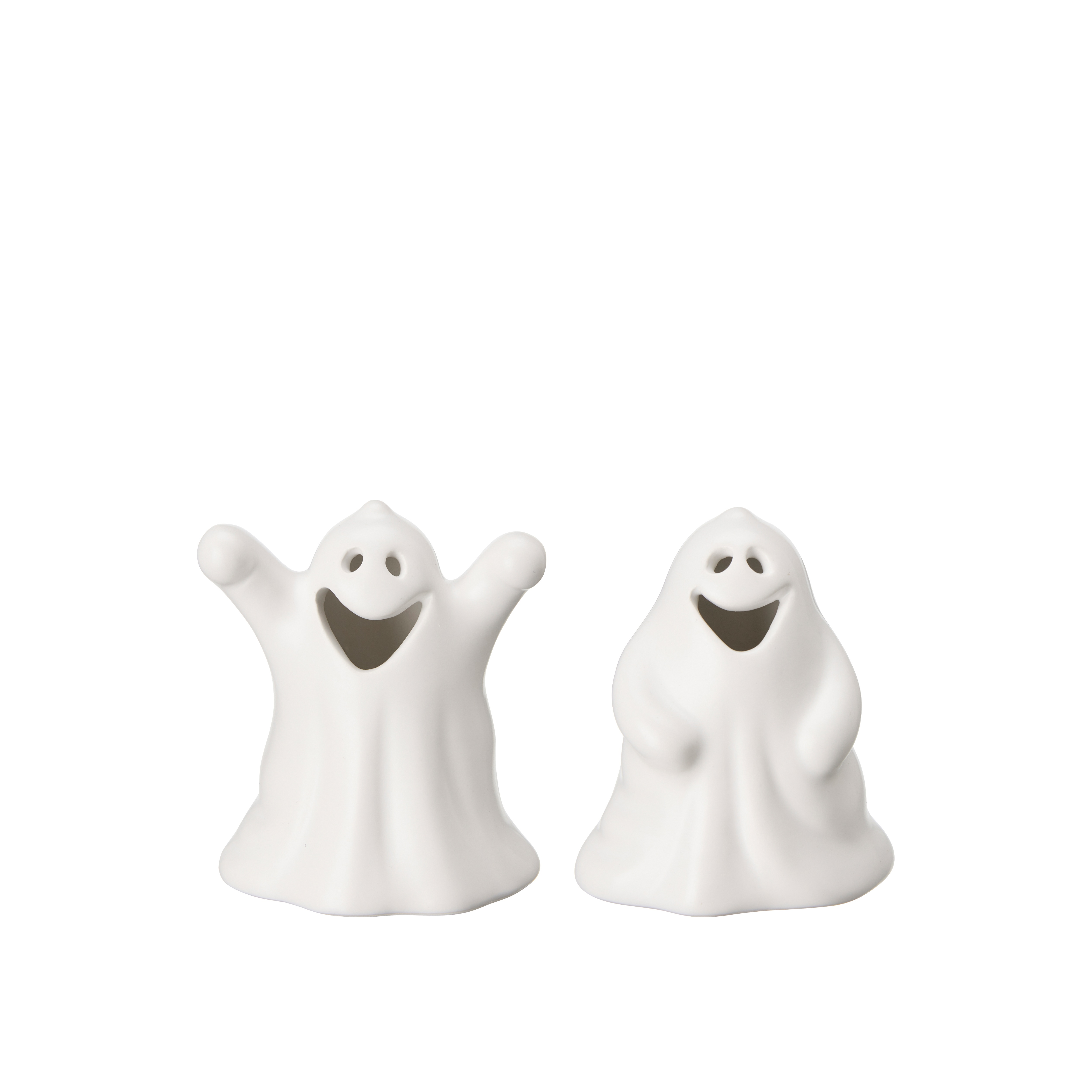 Spöke - Ghost - Vit - Medium - 2-pack - 2