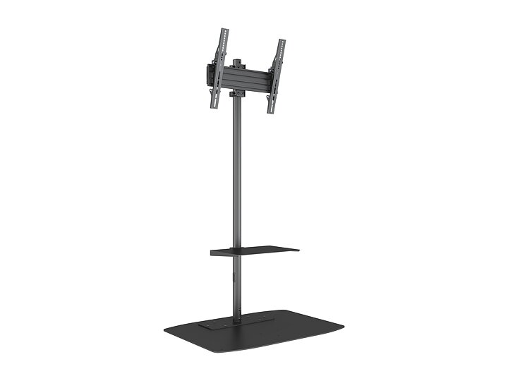 M Single Pole Floorbase Pro 32"-65" AV shelf