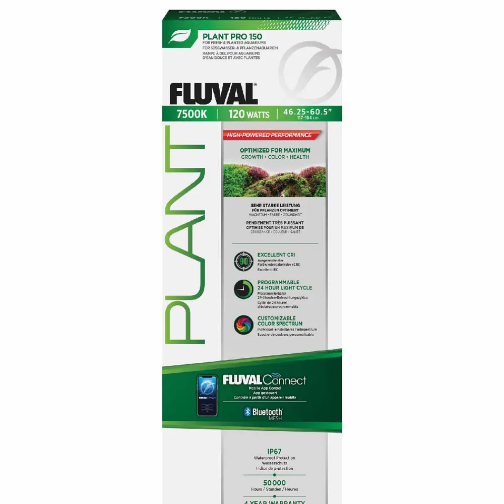 Fluval Plant Pro 150 Led 120w 117-154 cm