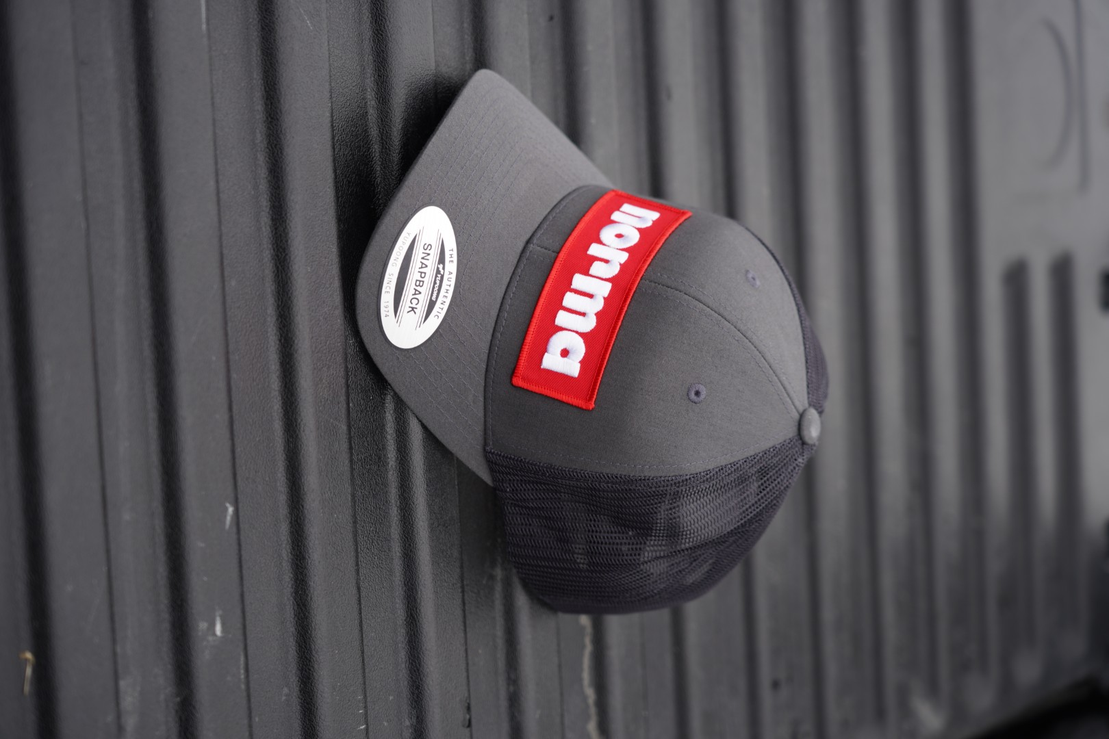 NORMA® Retro Grey Snapback Cap - 2