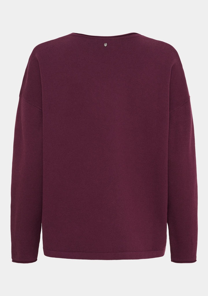 Frigga V-Neck - Wine - Isay - 5