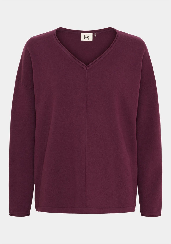Frigga V-Neck - Wine - Isay - 4