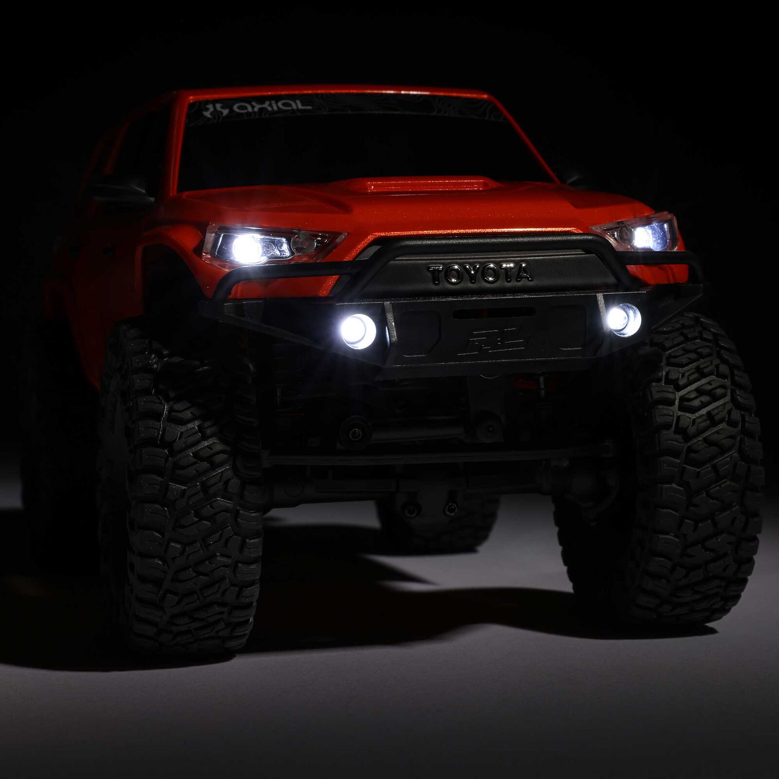 Axial AXI-2035T1 1/24 SCX24 Toyota 4Runner 4X4 RTR Brushed Rock Crawler (Battery & Charger Included), Orange - 20