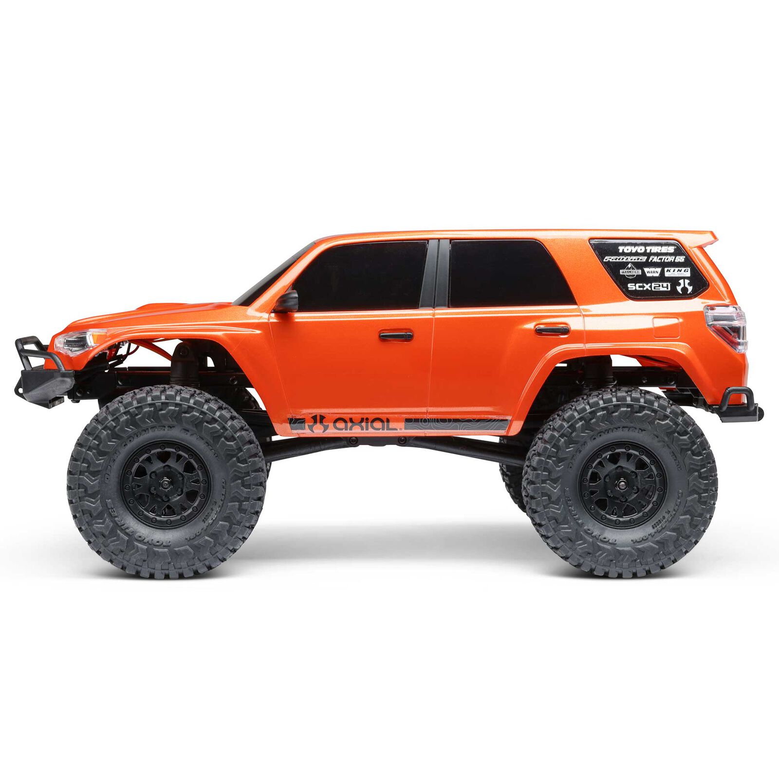 Axial AXI-2035T1 1/24 SCX24 Toyota 4Runner 4X4 RTR Brushed Rock Crawler (Battery & Charger Included), Orange - 15