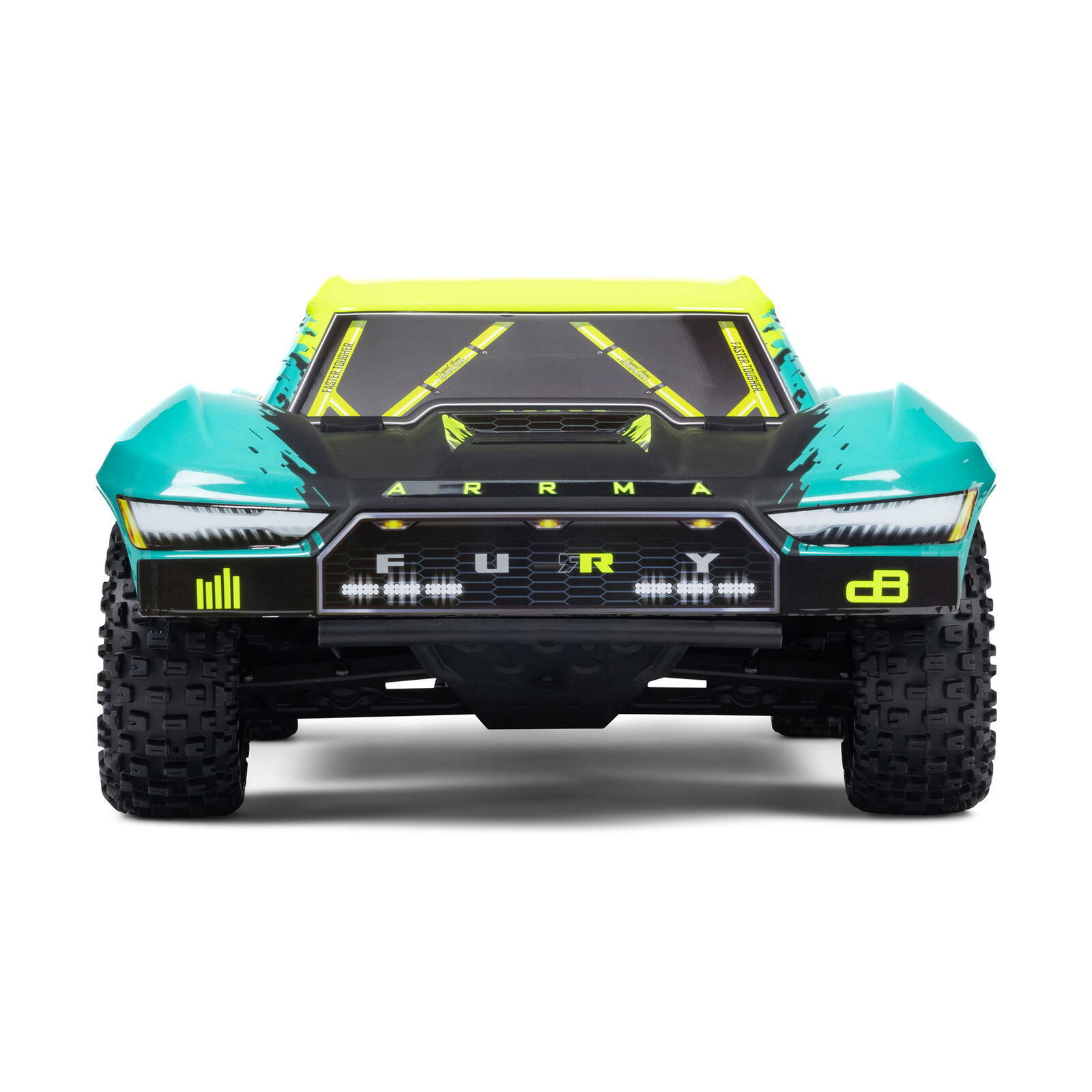 Arrma ARA3521T2 1/10 FURY 223S DSC 2WD RTR Brushless Short Course Truck, Green - 9