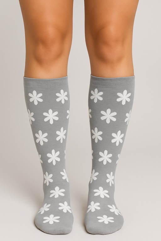 Sthlm Sock Co. Stödstrumpor Blommor - 3