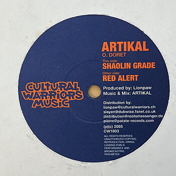 Artikal – Shaolin Grade/Red Alert