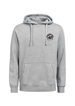 Hoodie Grå Logo JR