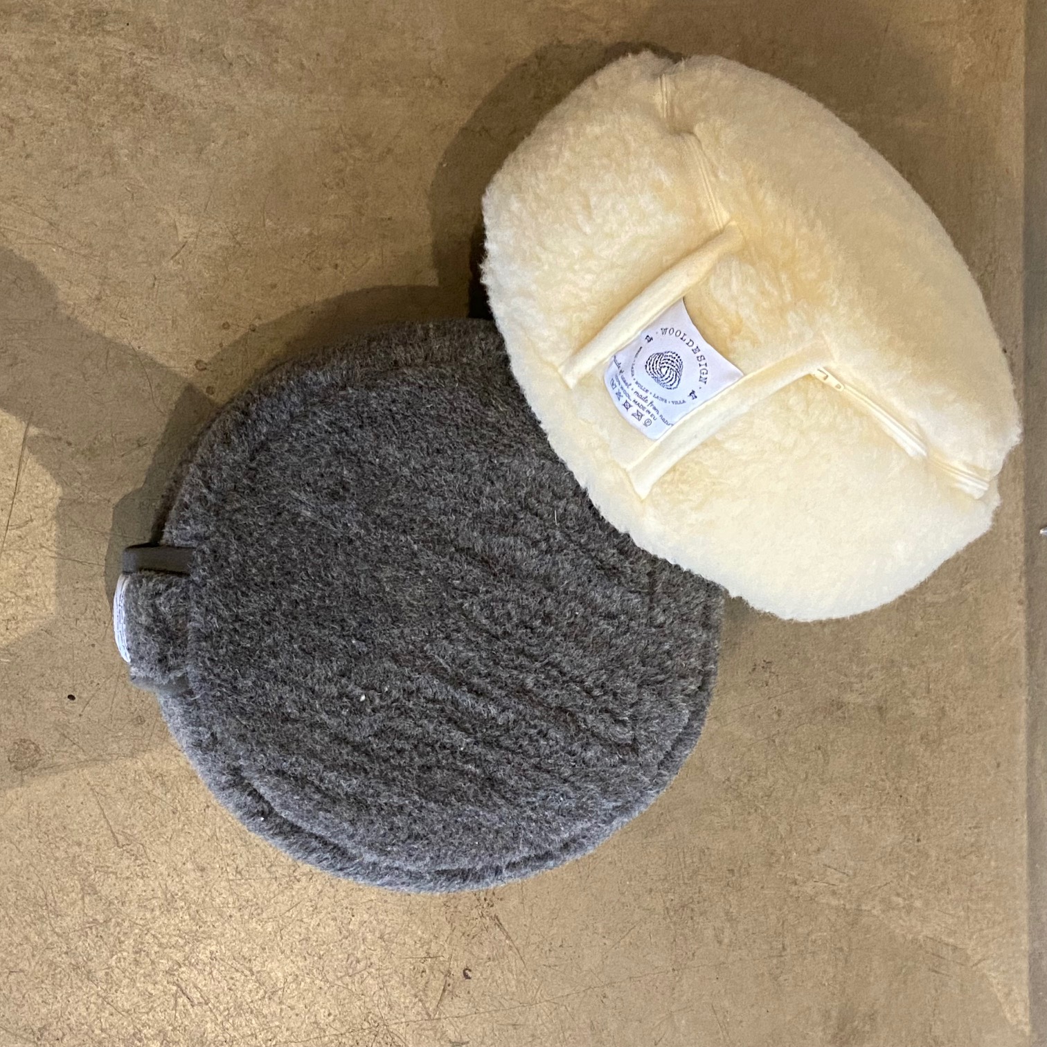 Meditationskudde av naturvit ull från Wooldesign - 6