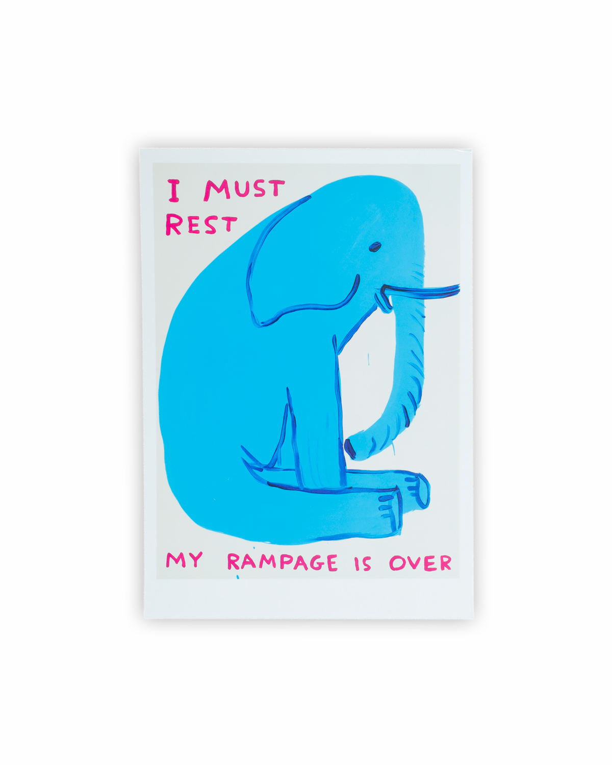 Kort, I Must Rest, David Shrigley 