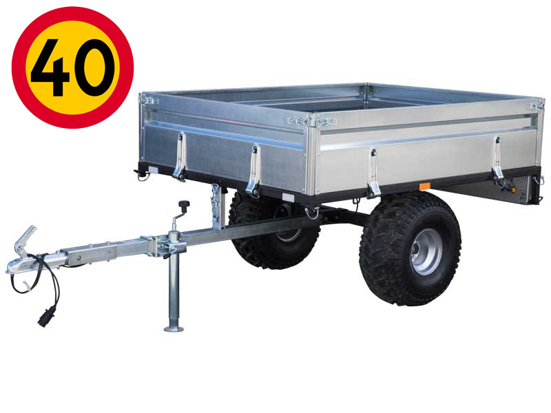 Vagn IB-165 med Tipp & Registrerad 40 km/h