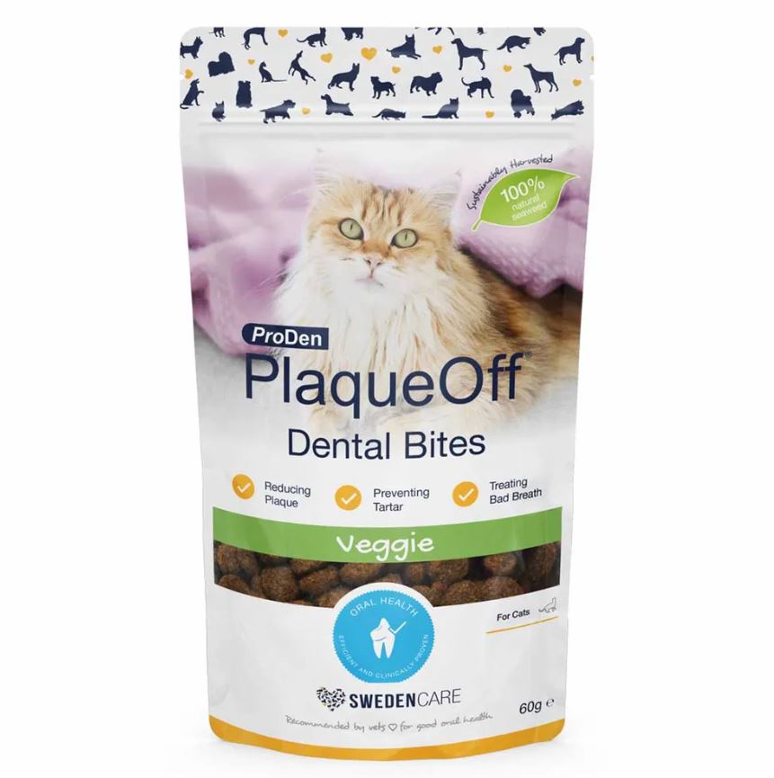 SwedenCare PlaqueOff Dental Katzensnacks - 60g