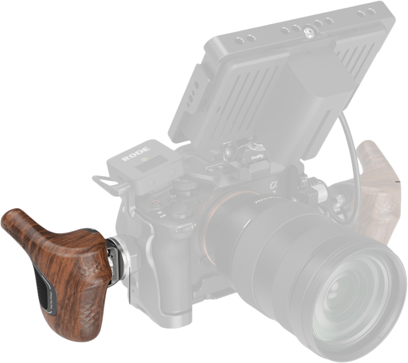 Smallrig  5162 ImageGrip Series Wooden Handle with ARRI Rosette (Left Side) - 7