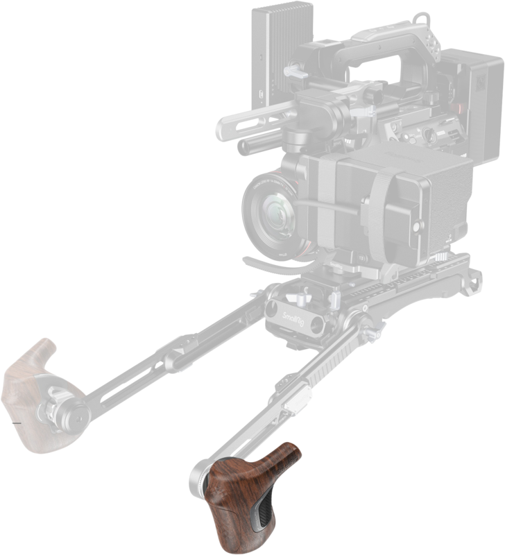 Smallrig  5162 ImageGrip Series Wooden Handle with ARRI Rosette (Left Side) - 12