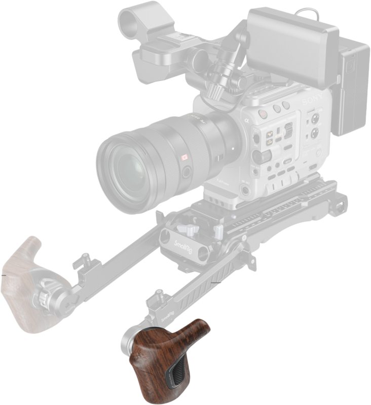 Smallrig  5162 ImageGrip Series Wooden Handle with ARRI Rosette (Left Side) - 8