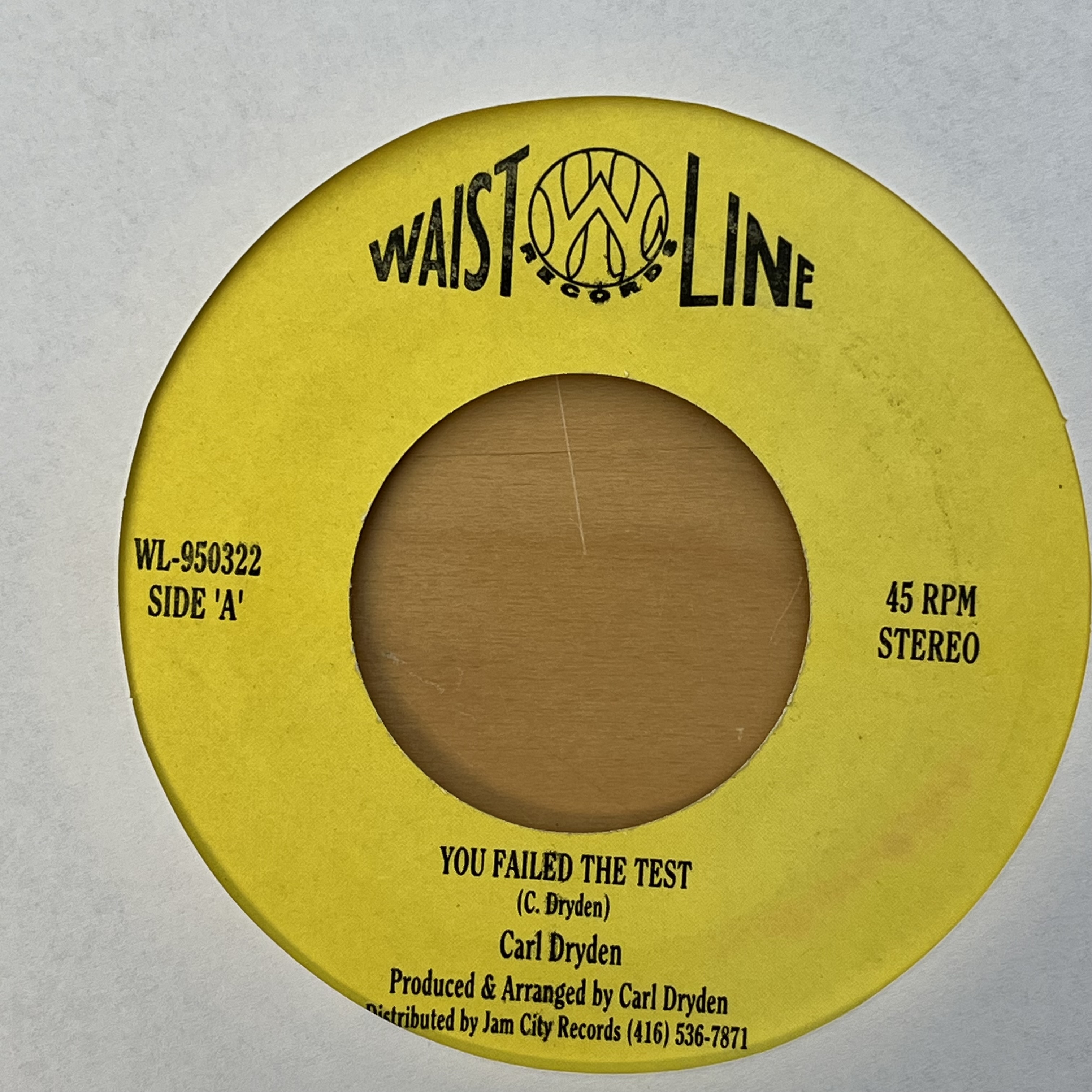Carl Dryden – You Failed The Test