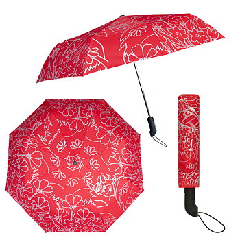 Reflective Moomin Umbrella Red (Foldable)