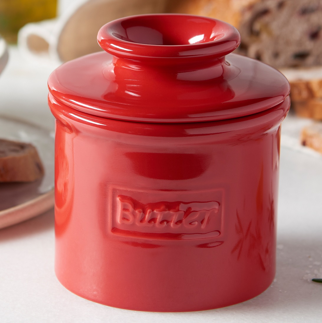 Smörklocka, Maraschino Red Cafe Butter Bell Crock- Butter Bell® - 7