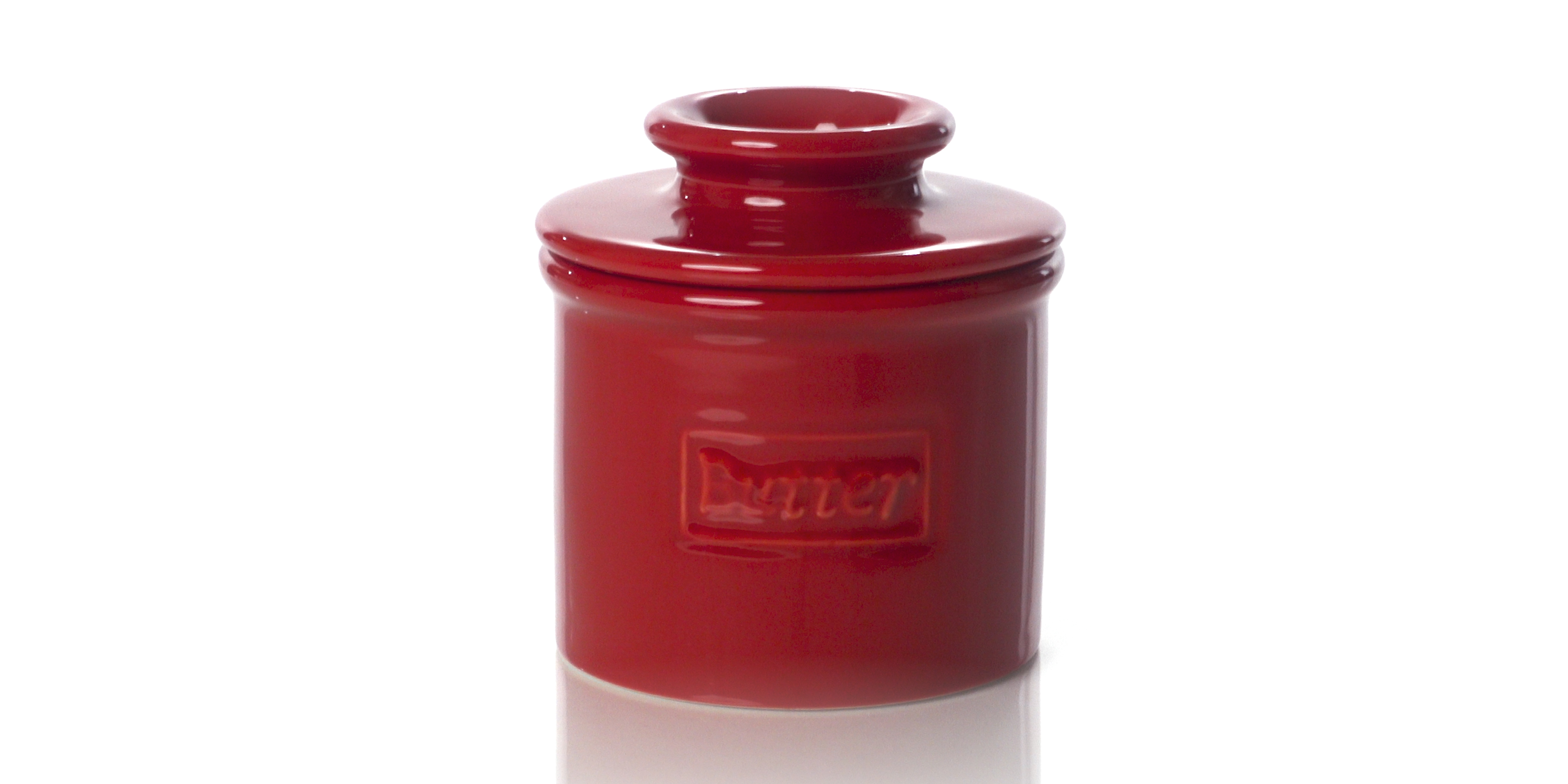 Smörklocka, Maraschino Red Cafe Butter Bell Crock- Butter Bell® - 10