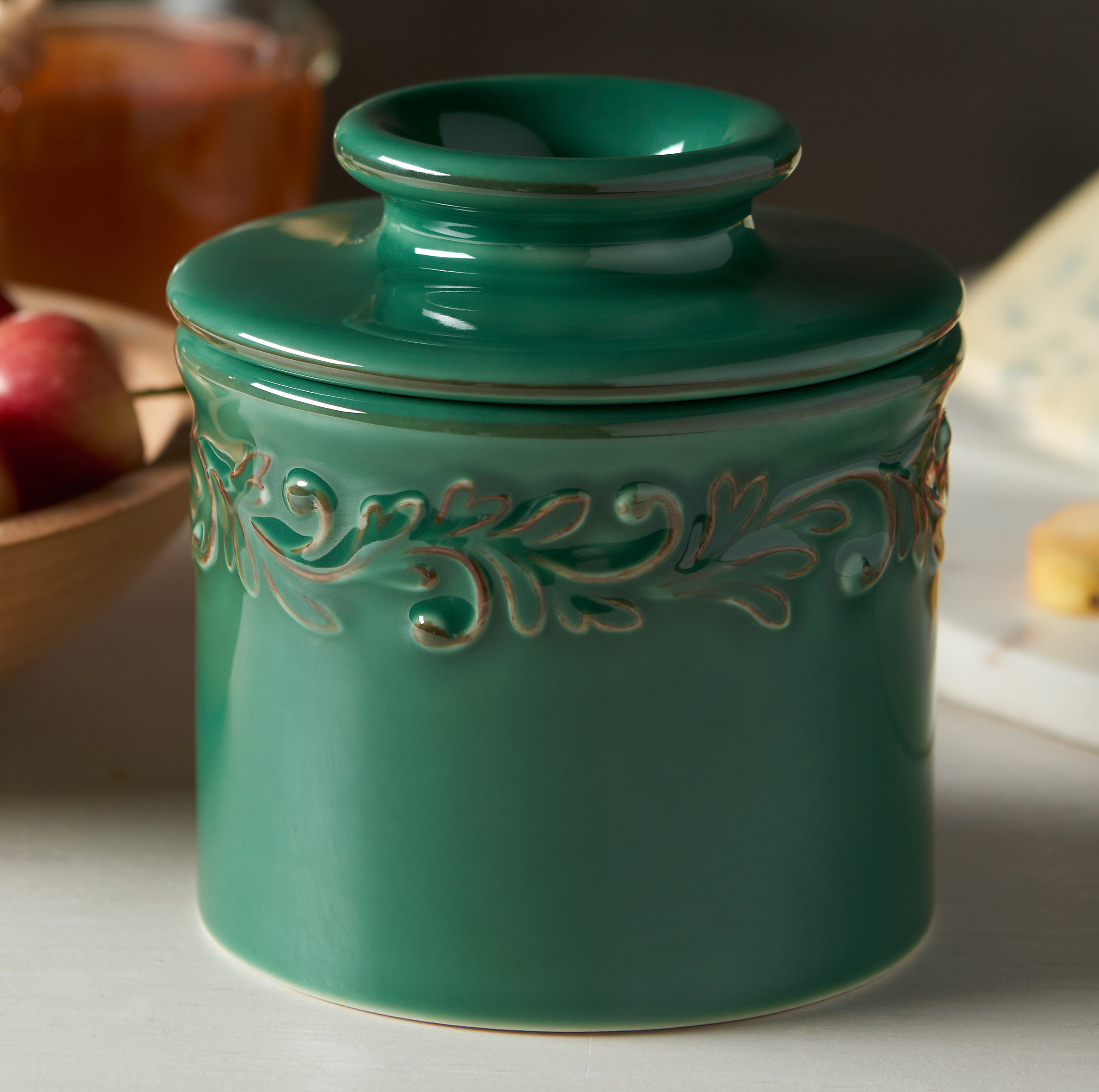 Smörklocka, Emerald Antique Butter Bell Crock- Butter Bell® - 3