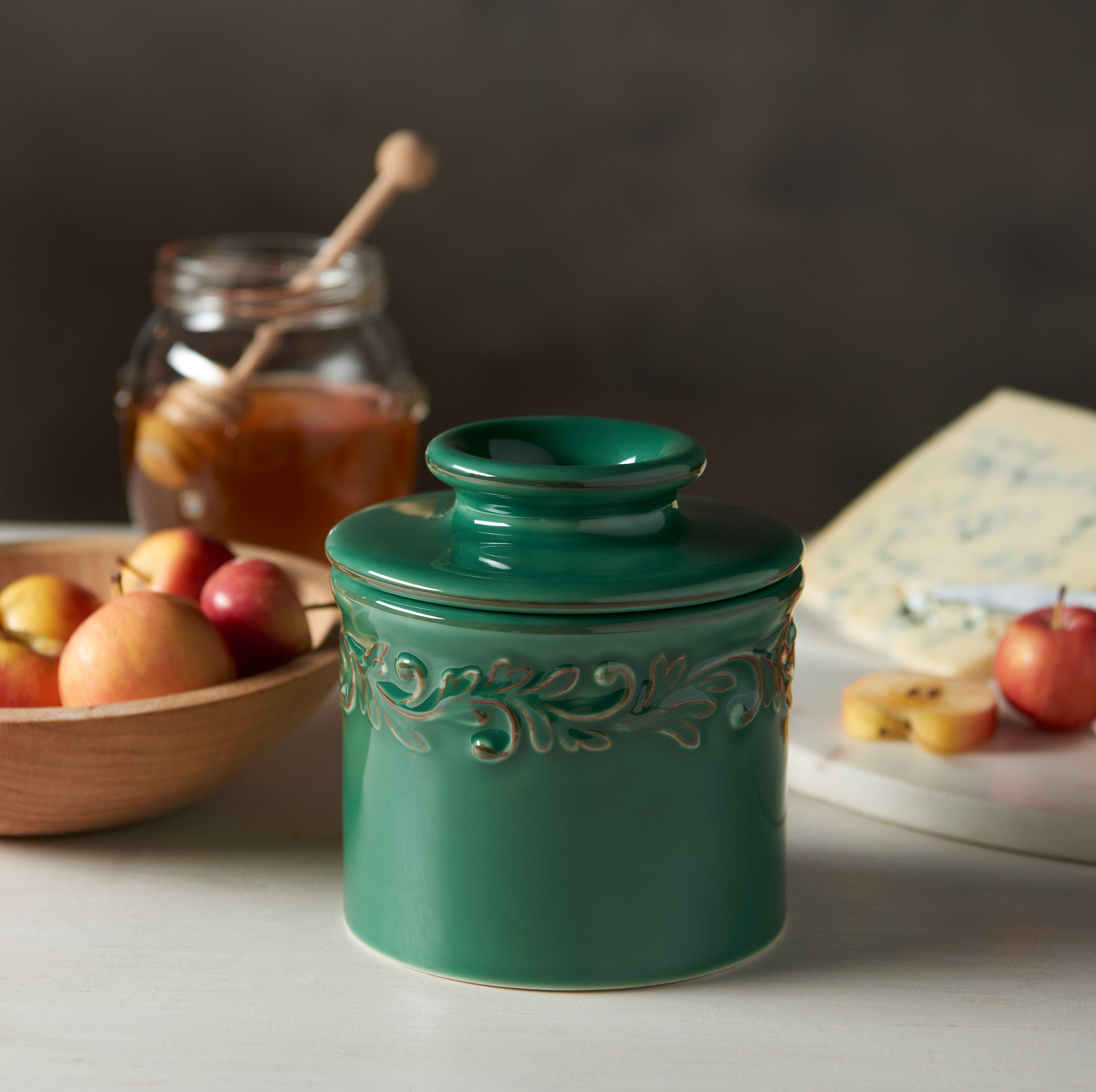 Smörklocka, Emerald Antique Butter Bell Crock- Butter Bell® - 5