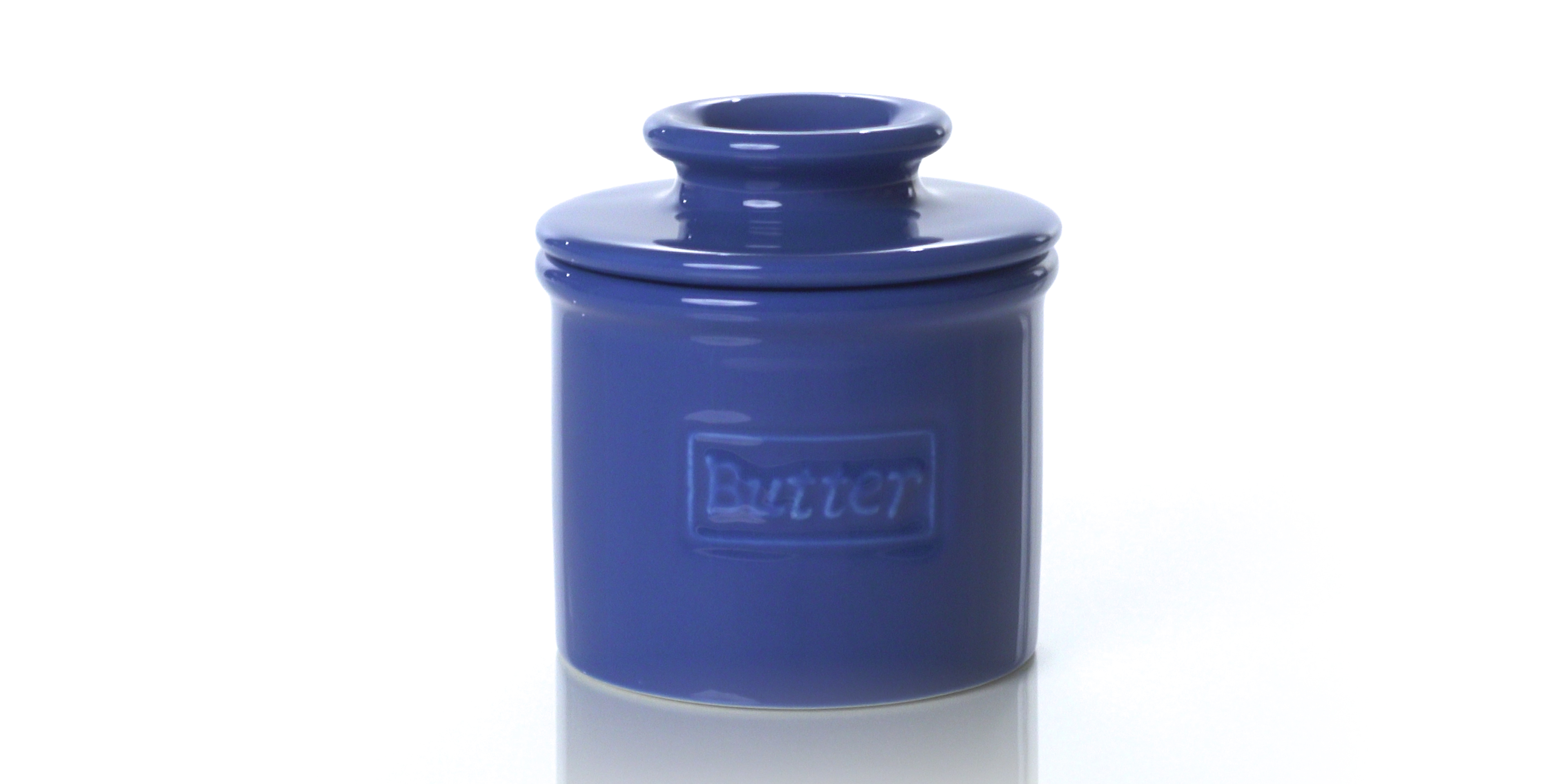 Smörklocka, Royalblå Cafe Butter Bell Crock- Butter Bell® - 7
