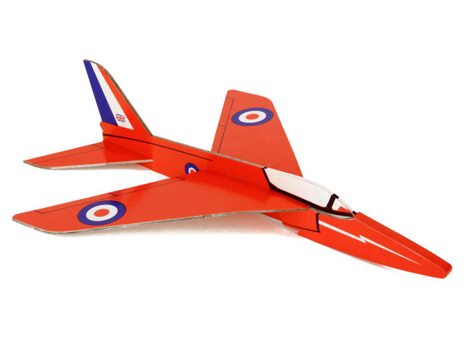 Gnat Kastflygplan Balsabyggsats