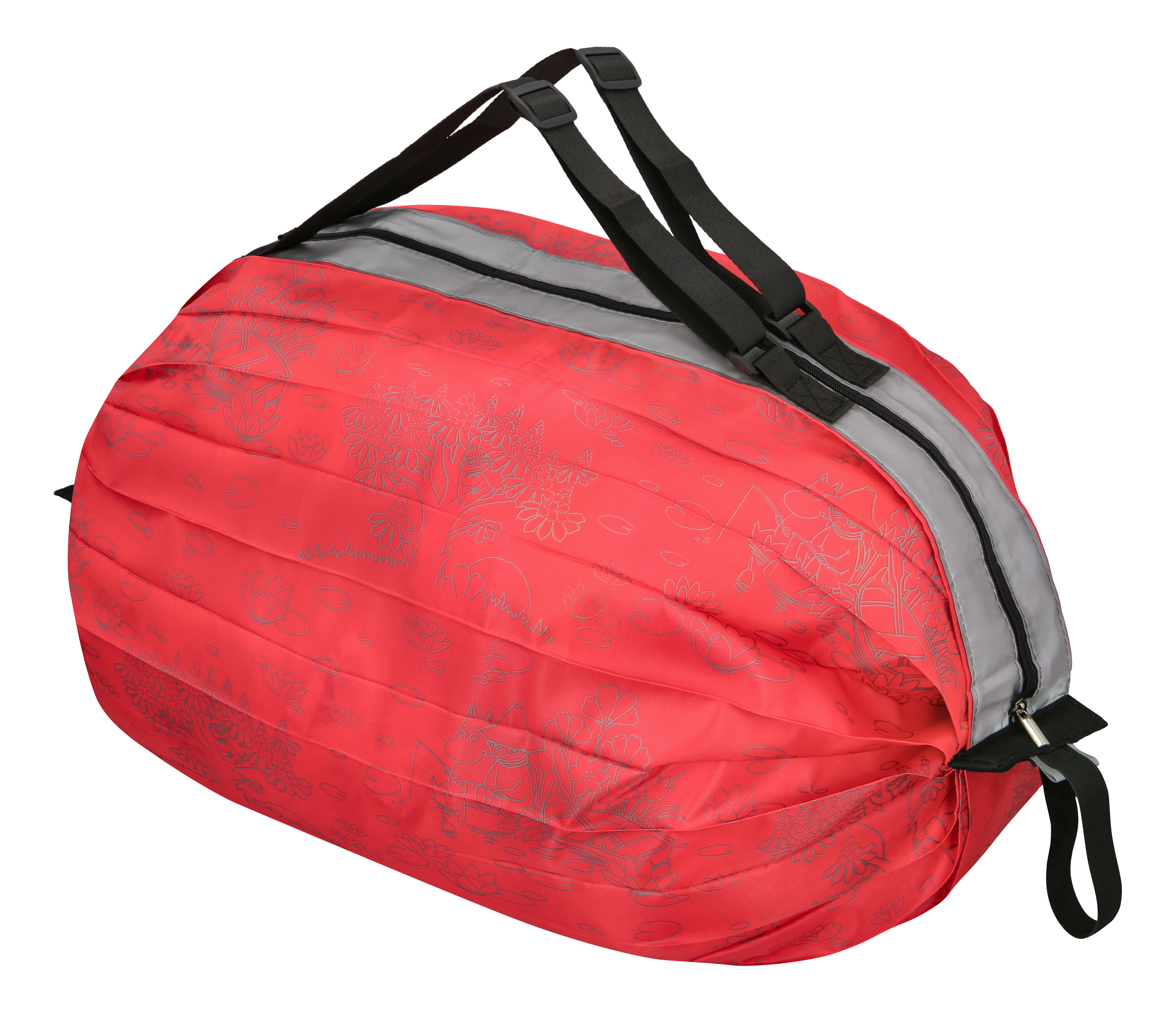 Moomin Multifunctional Bag Red - Can be folded