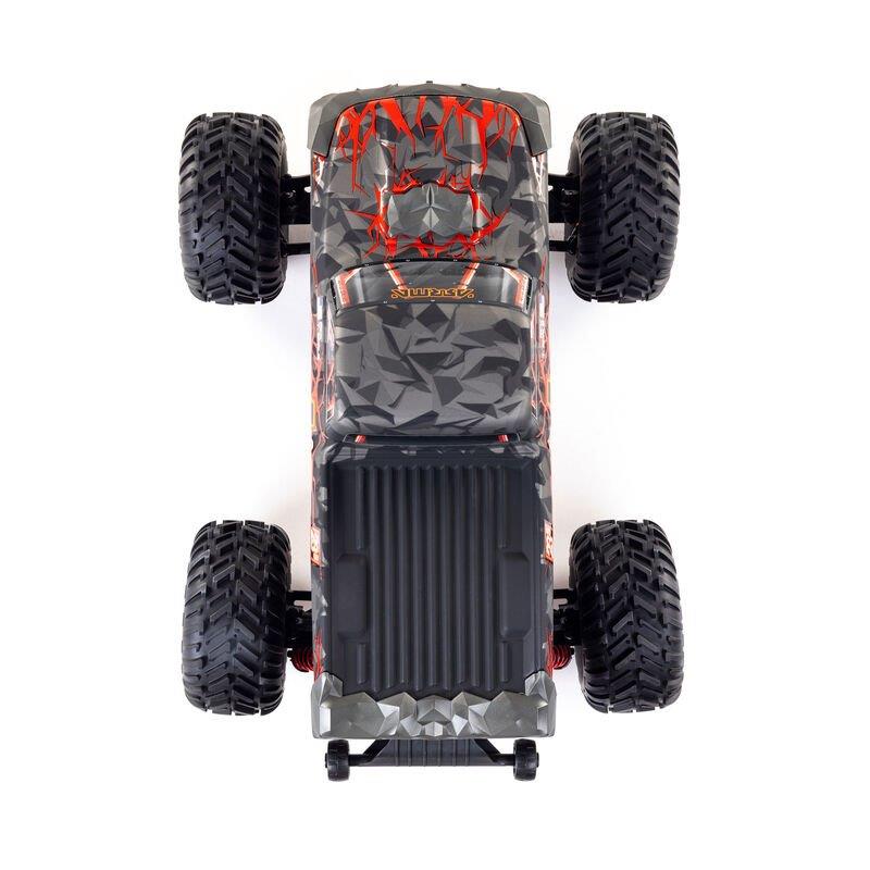 ARRMA 1/10 QUAKE 223S DSC 2WD RTR Brushless Monster Truck, Red - 13