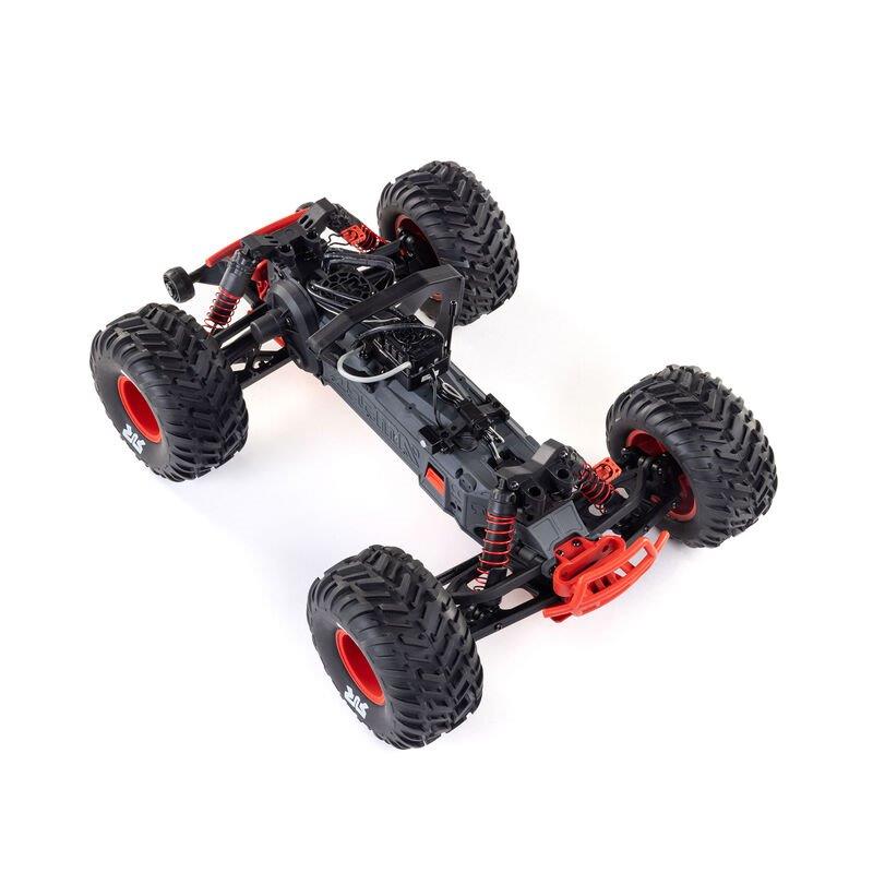 ARRMA 1/10 QUAKE 223S DSC 2WD RTR Brushless Monster Truck, Red - 16