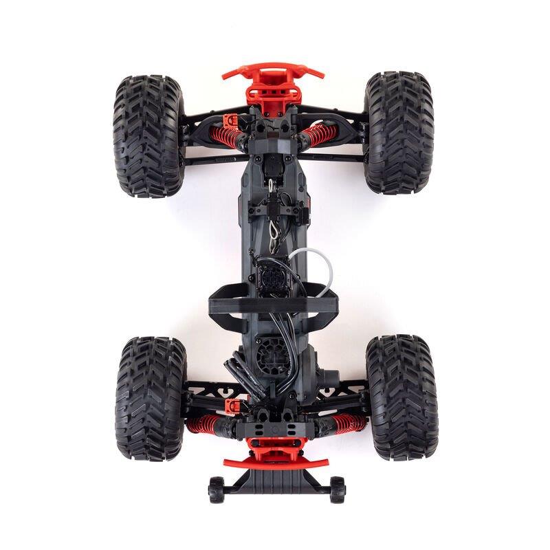 ARRMA 1/10 QUAKE 223S DSC 2WD RTR Brushless Monster Truck, Red - 17