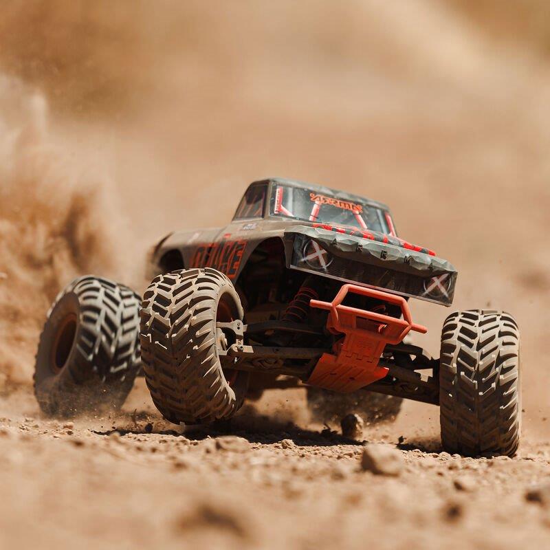 ARRMA 1/10 QUAKE 223S DSC 2WD RTR Brushless Monster Truck, Red - 9