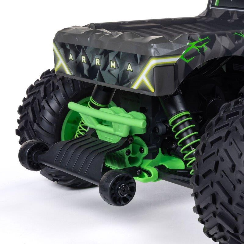 ARRMA 1/10 QUAKE 223S DSC 2WD RTR Brushless Monster Truck, Green - 21
