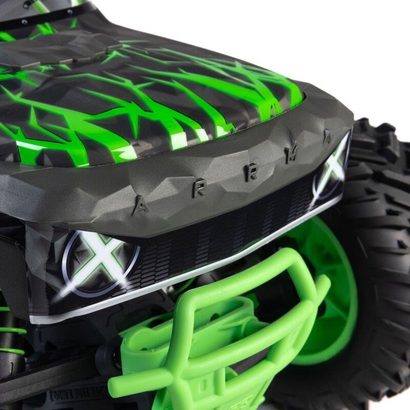 ARRMA 1/10 QUAKE 223S DSC 2WD RTR Brushless Monster Truck, Green - 19