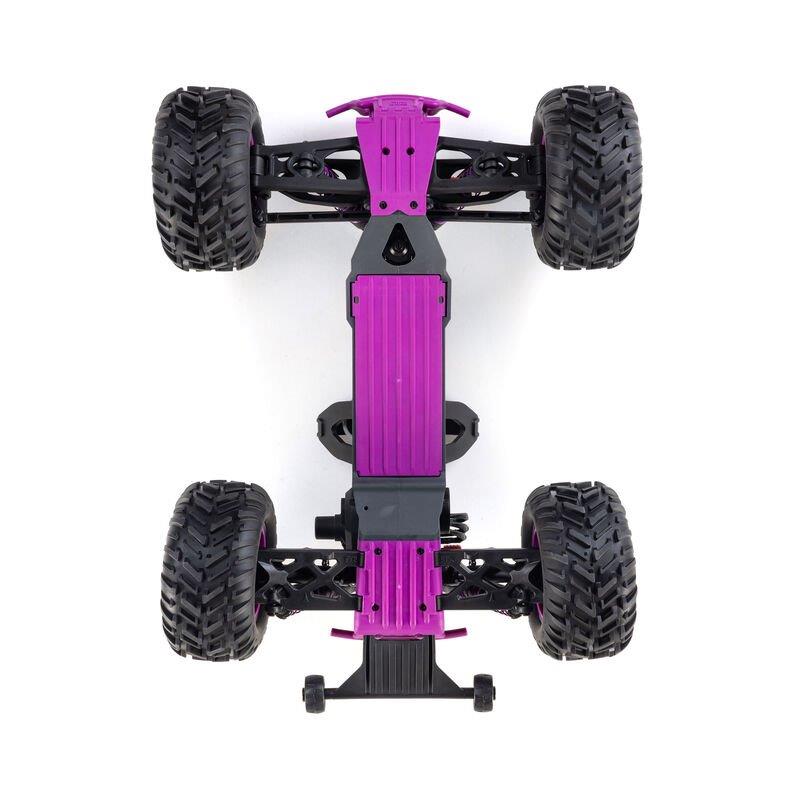 ARRMA 1/10 QUAKE 223S DSC 2WD RTR Brushless Monster Truck, Purple - 17